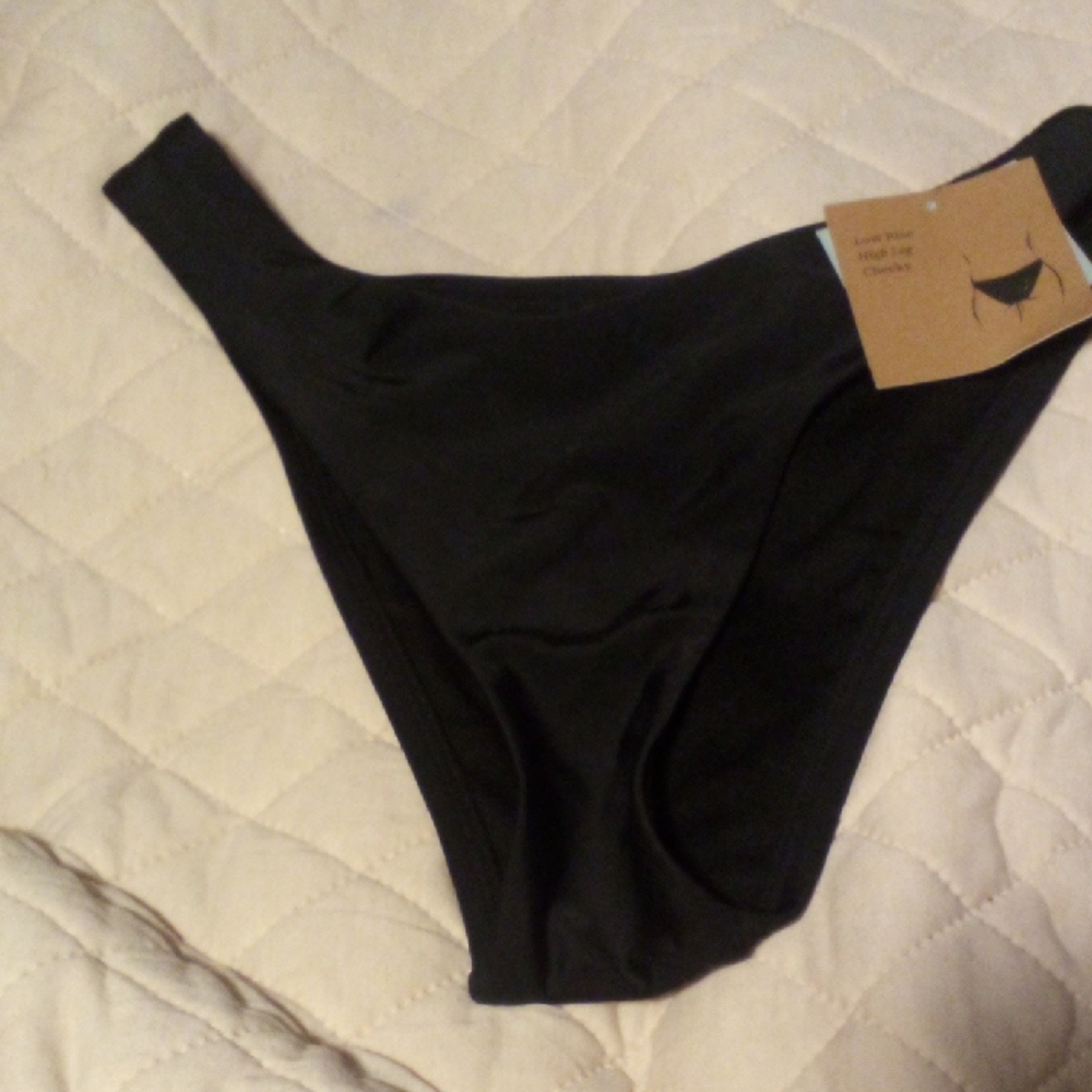 Shade & Shore Classic Black Bikini Bottoms